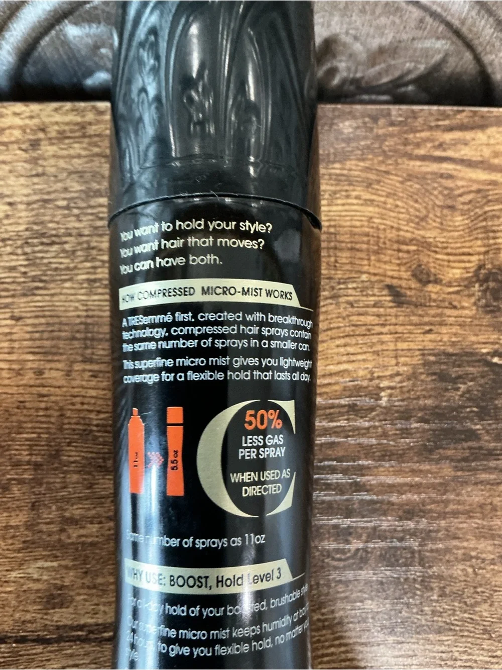 TRESemmé Compressed Micro Mist Boost 3 Hair Spray 5.5 oz New